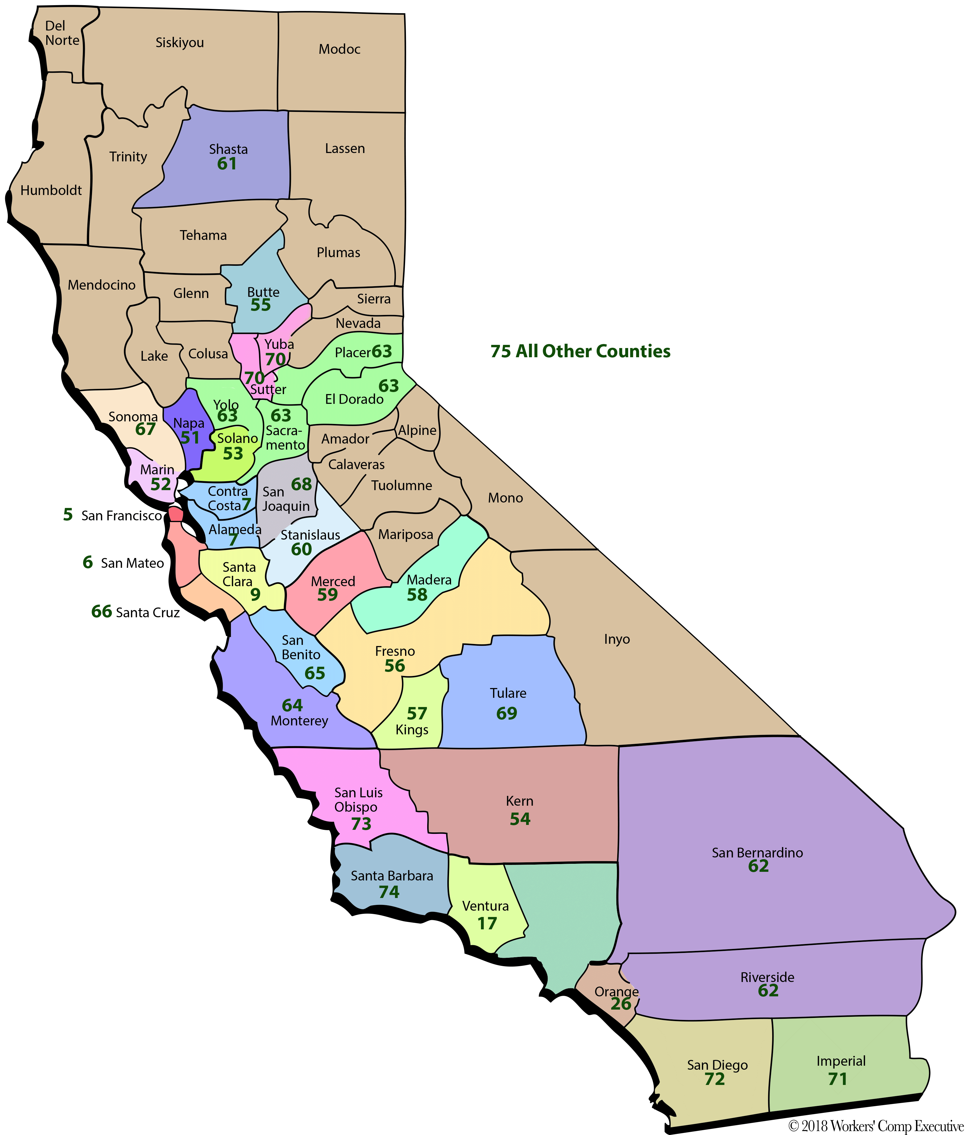 Ca County Map Images and Photos finder